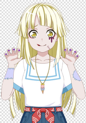 Kokoro Tsurumaki Zombie  HD Png DownloadTransparent PNG