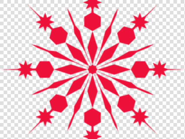 Red Snowflake Cliparts   Green Snowflake Clipart  HD Png DownloadTransparent PNG