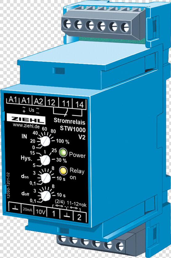 Stw1000v2 Produktfoto Ziehl   Watchdog Protection Relay  HD Png DownloadTransparent PNG