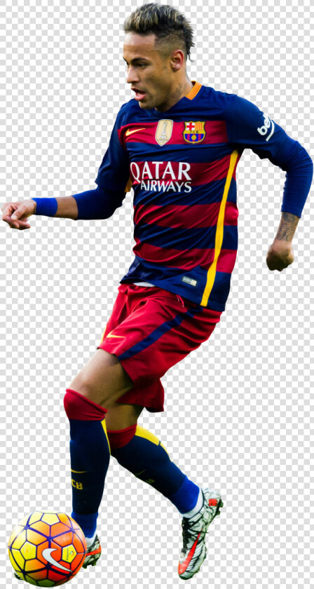 Neymar Football Render   Neymar Barcelona 2016 Png Render  Transparent PngTransparent PNG