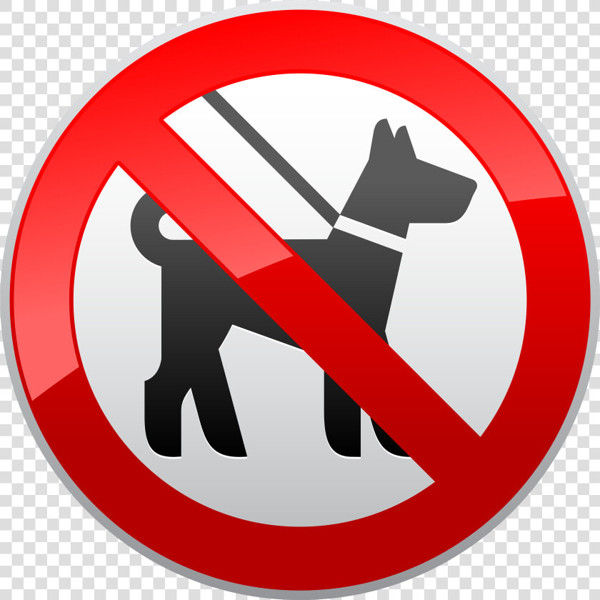 No Dogs Sign Prohibition Png Clipart   No Parking Sign Transparent Background  Png DownloadTransparent PNG