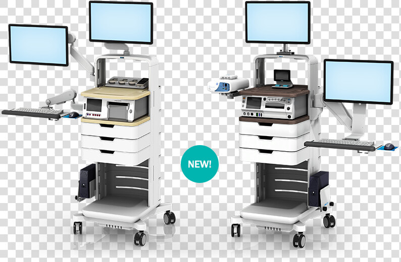 Computer Desk   Cart Fetal Monitor Ge  HD Png DownloadTransparent PNG