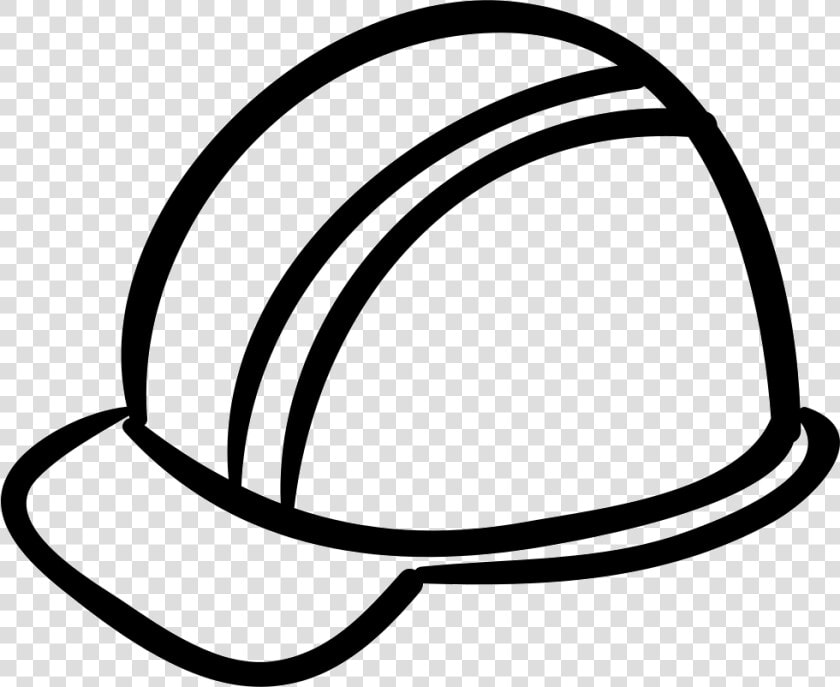 Vector Freeuse Cap Outline Hand Drawn Construction   Construction Icon Outline Png  Transparent PngTransparent PNG