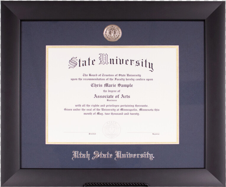 Utah State Lancaster Silver Medallion Frame  HD Png DownloadTransparent PNG