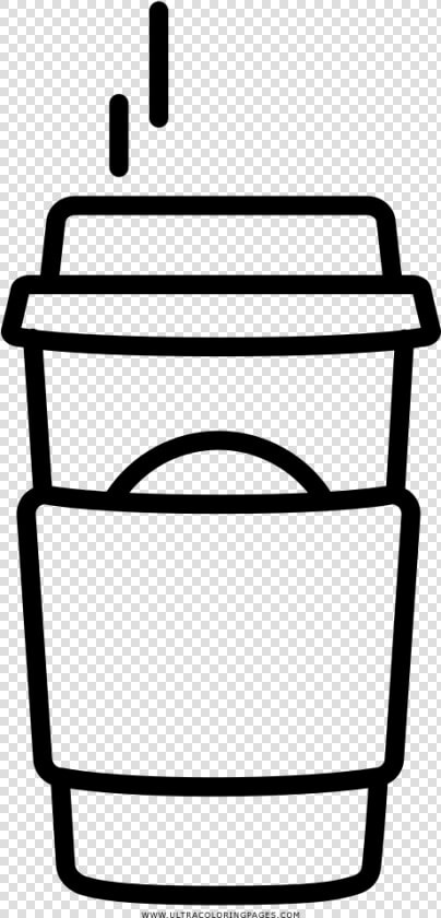 Coffee Starbucks Coloring Page  Printable Coffee Starbucks   Latte Clipart Black And White  HD Png DownloadTransparent PNG