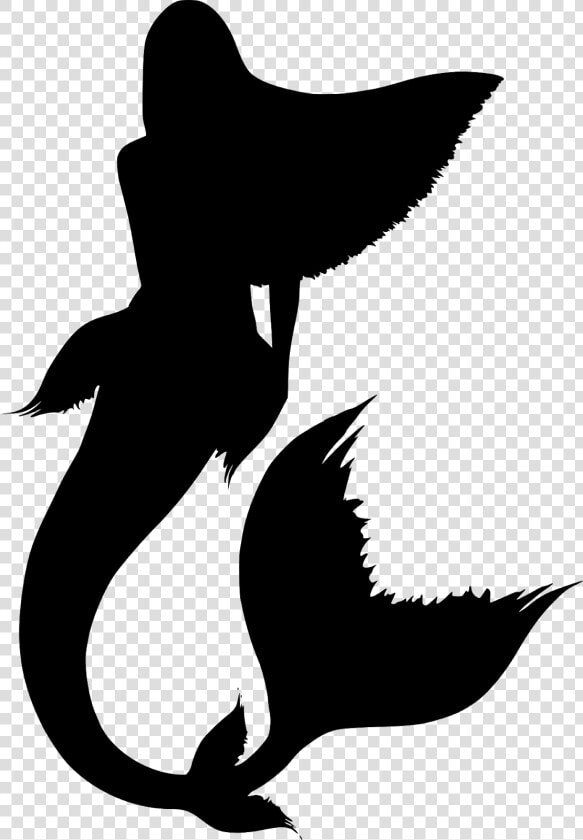 Silueta  Cola De Sirena  Sirena De Vectores   Mermaid Silhouette No Background  HD Png DownloadTransparent PNG