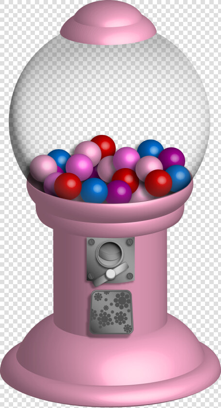 Bubble Gum Machine Transparent Clipart   Png Download   Pink Bubble Gum Machine  Png DownloadTransparent PNG