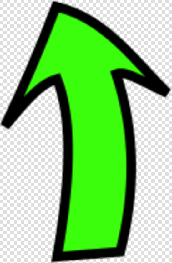 Transparent Curve Arrow Png   Up Arrow Green Clipart  Png DownloadTransparent PNG