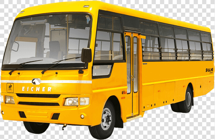 90l Skyline Non ac School Bus   Eicher Skyline School Bus  HD Png DownloadTransparent PNG