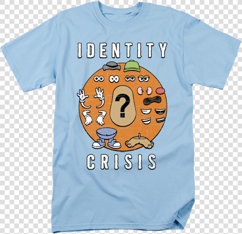 Identity Crisis Mr Potato Head T Shirt   Sonny Crockett T Shirt  HD Png DownloadTransparent PNG