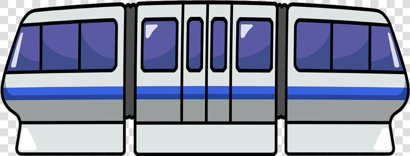 Subway Free To Use Clip Art   Monorail Clipart  HD Png DownloadTransparent PNG