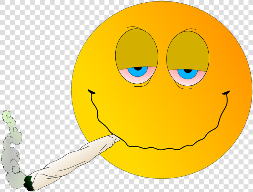 Stoner  Grass  T  H  C  Cannabis  Joint  Drug  Noise   Smiley  HD Png DownloadTransparent PNG