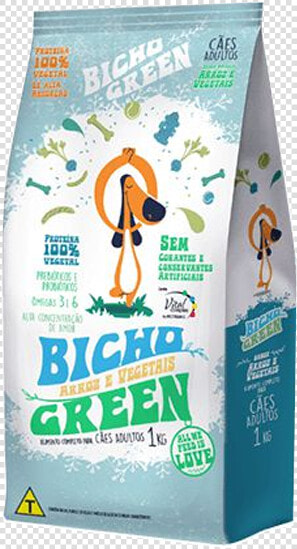 Ração Vegetal Vegana Para Cães Adultos Bicho Green  HD Png DownloadTransparent PNG