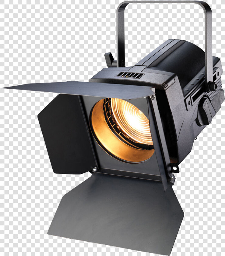 Source Four Fresnel   Fresnel Light With Barn Doors  HD Png DownloadTransparent PNG