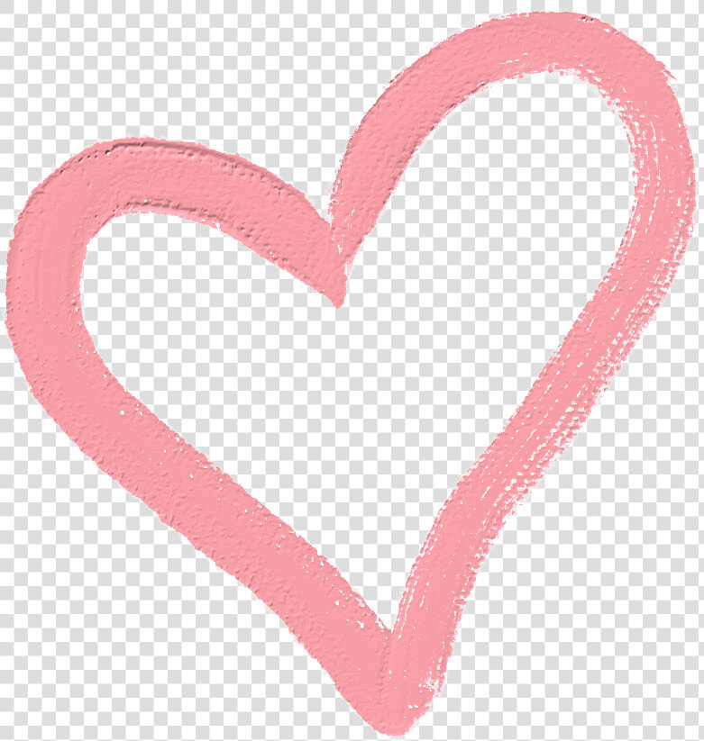 Heart Love Pink Brushstroke Brush Stroke Texture Overla  HD Png DownloadTransparent PNG