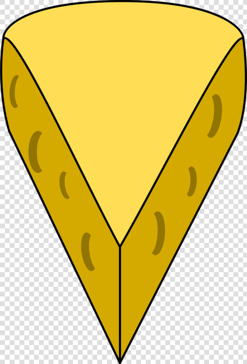 Line triangle yellow   Triangle Cheese Clipart  HD Png DownloadTransparent PNG