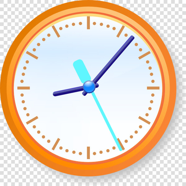 Analog Clock Svg Clip Arts   Blue Clock Clip Art  HD Png DownloadTransparent PNG