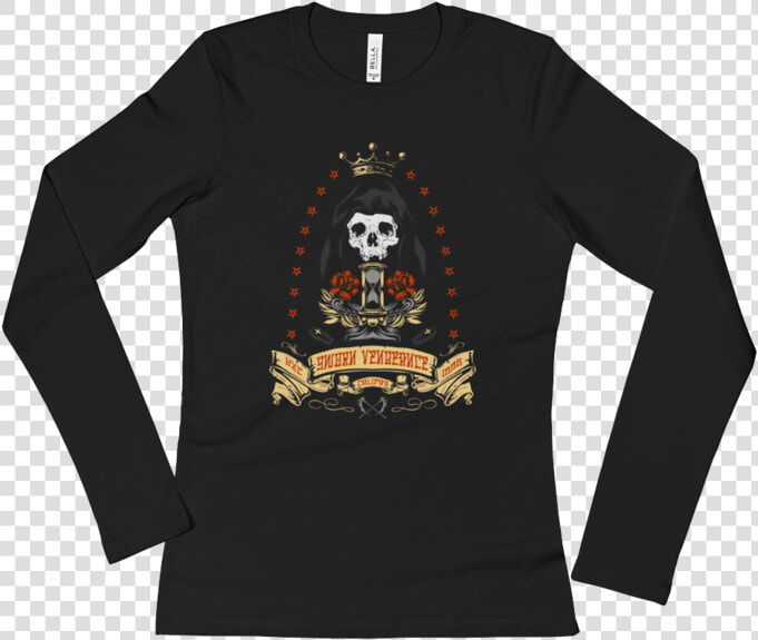 Santa Muerte Women S Long Sleeve   Syrian T Shirt  HD Png DownloadTransparent PNG