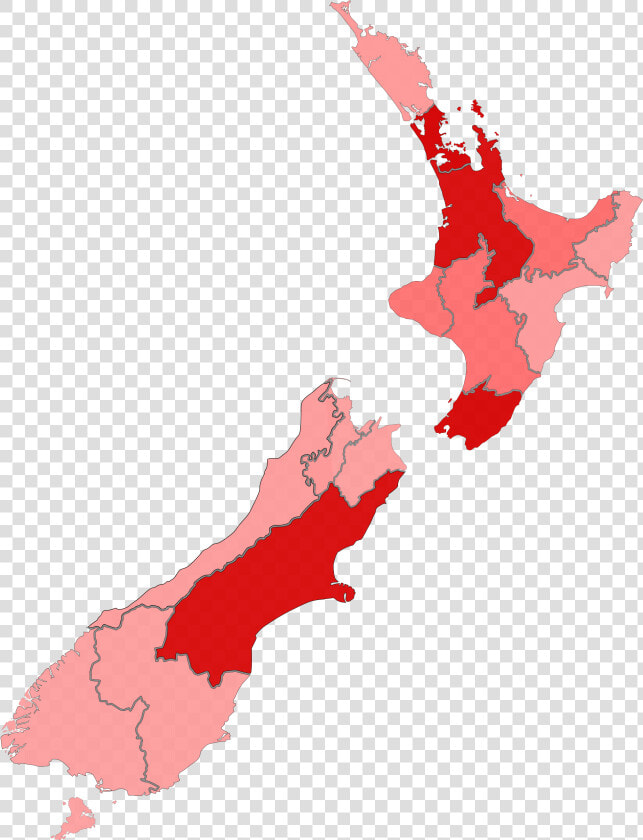 H1n1 New Zealand Map By Confirmed Cases   New Zealand Map Png  Transparent PngTransparent PNG