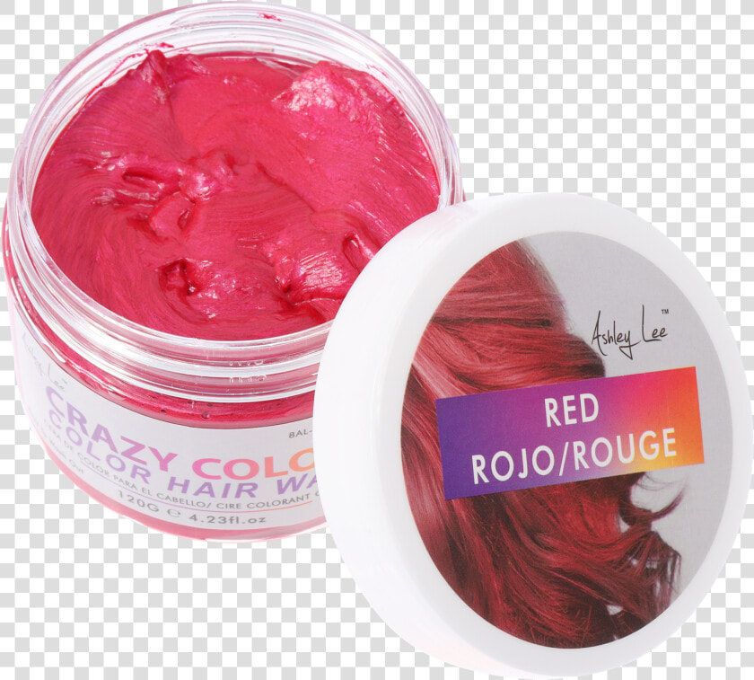 Ashley Lee Color Crazy Hair Wax Red   Ashley Lee Crazy Color Hair Wax  HD Png DownloadTransparent PNG