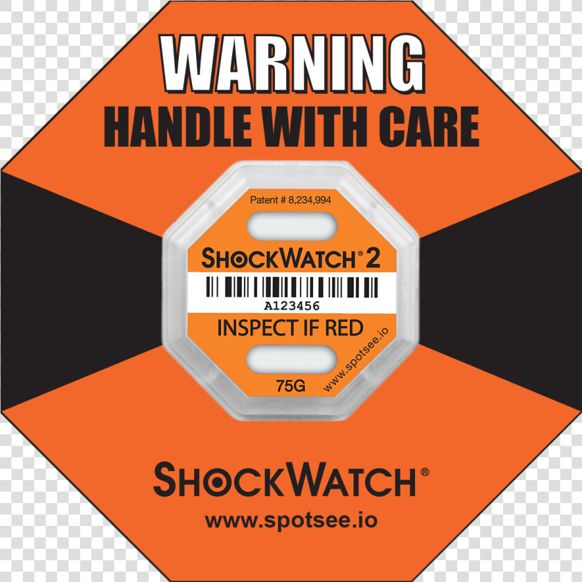 Shockwatch2 75g Impact Indicator   Poster  HD Png DownloadTransparent PNG