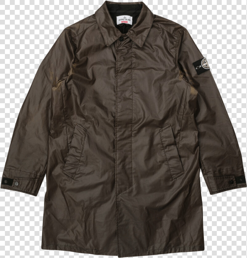 Supreme Heat Reactive Trench Jacket Ss 16 Stone Island  HD Png DownloadTransparent PNG