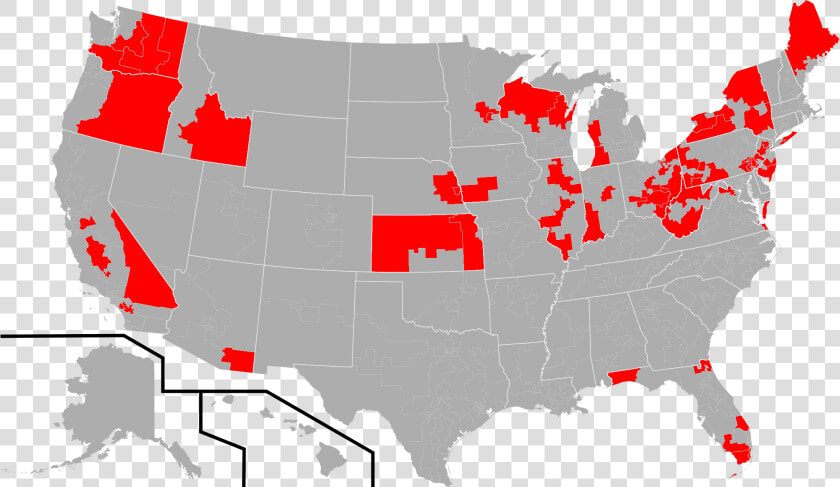 115th Us House Republican Main Street Partnership   Us Political Ideology Map  HD Png DownloadTransparent PNG