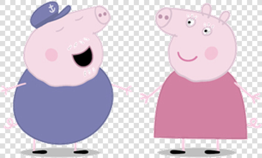 Pigs Clipart Grandma   Peppa Pig Grandpa And Grandma  HD Png DownloadTransparent PNG