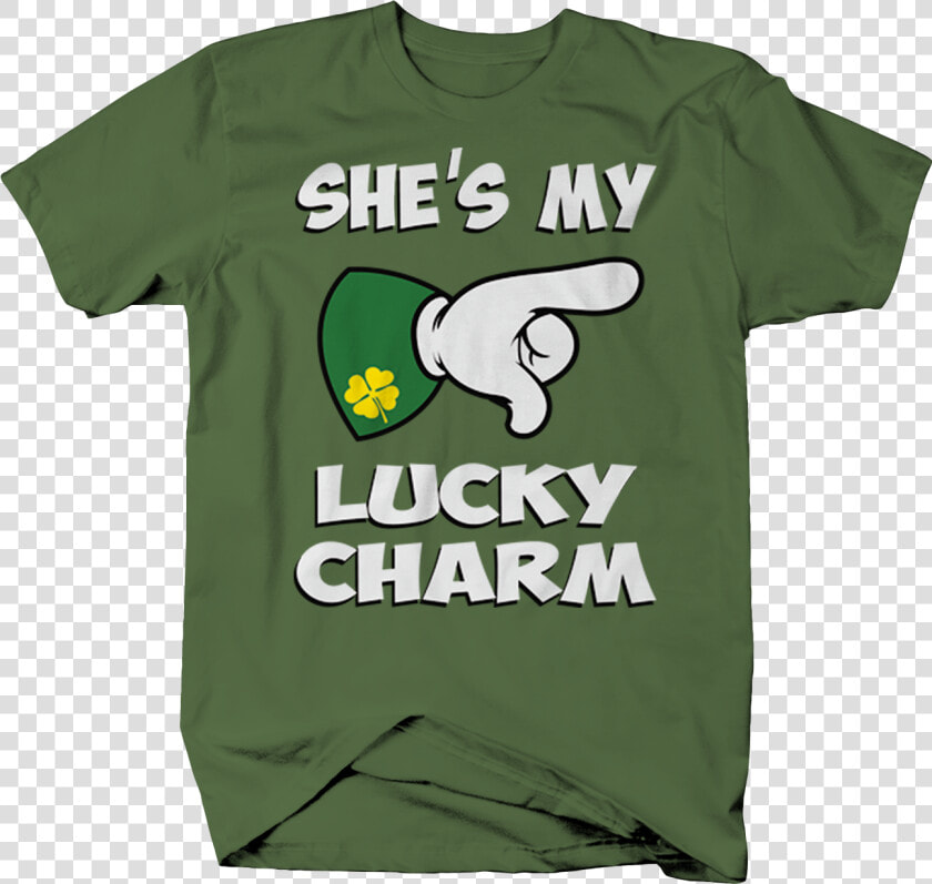 She 039 S My Lucky Charm Leprechaun Luck Of The Irish   Active Shirt  HD Png DownloadTransparent PNG