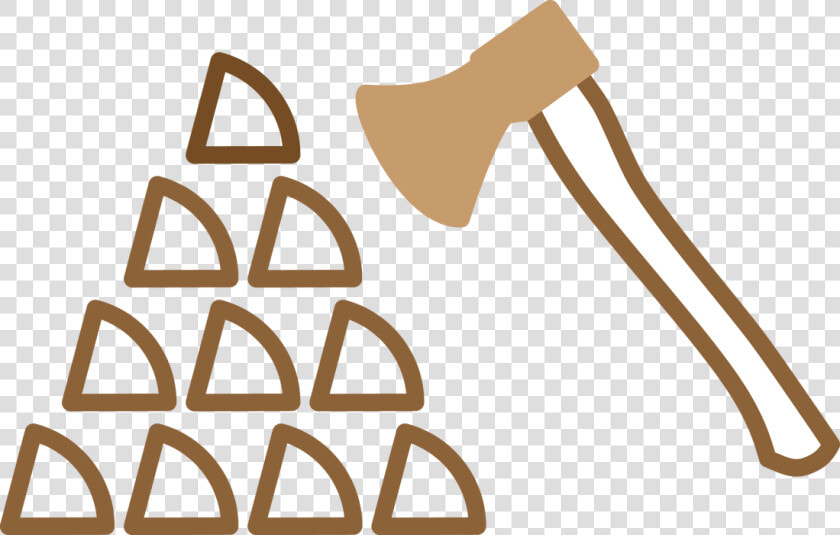 Firewood Stack And Ax Icon For Above And Beyond Tree  HD Png DownloadTransparent PNG