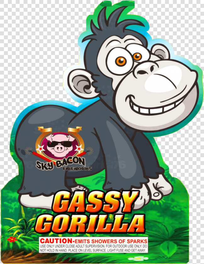 Gassy Gorilla Fireworks  HD Png DownloadTransparent PNG