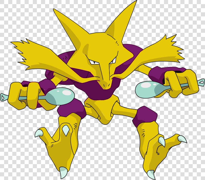 Pokéfanon   Pokemon Alakazam Png  Transparent PngTransparent PNG