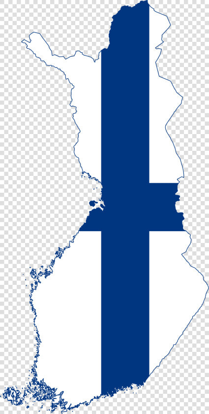 Finland Flag And Map  HD Png DownloadTransparent PNG