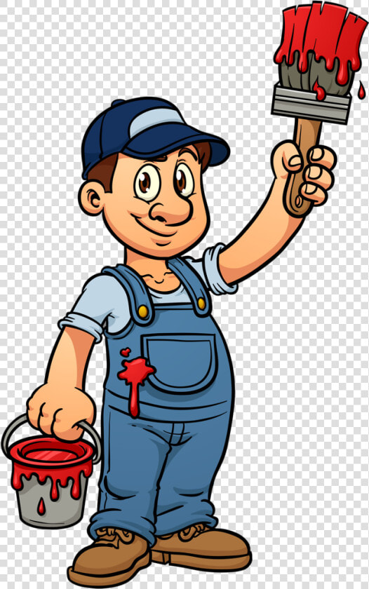 Painter Cartoon   Png Download   Cartoon Painter  Transparent PngTransparent PNG