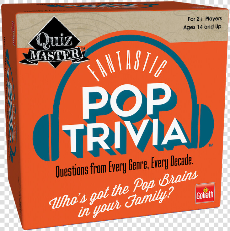 Quiz Master™ Pop Trivia Goliath Games   Carton  HD Png DownloadTransparent PNG