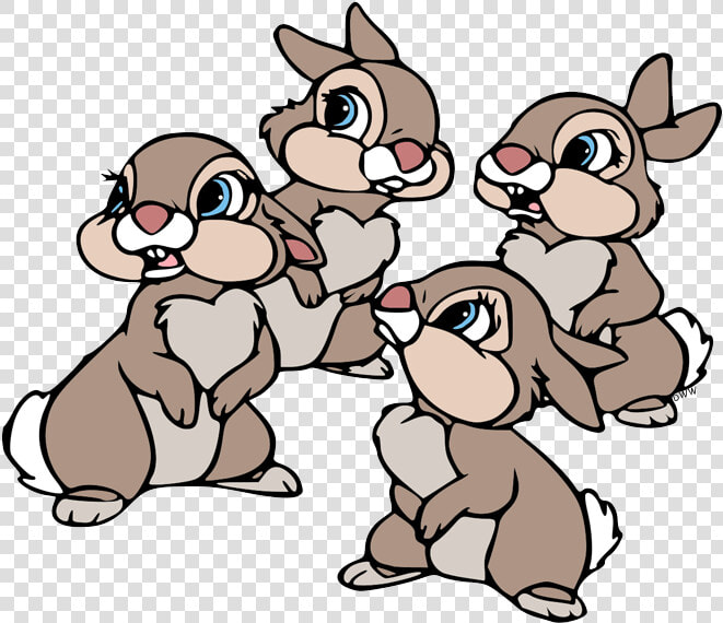 Sisters Thumper S Sisters   Bambi Mrs Hare  HD Png DownloadTransparent PNG