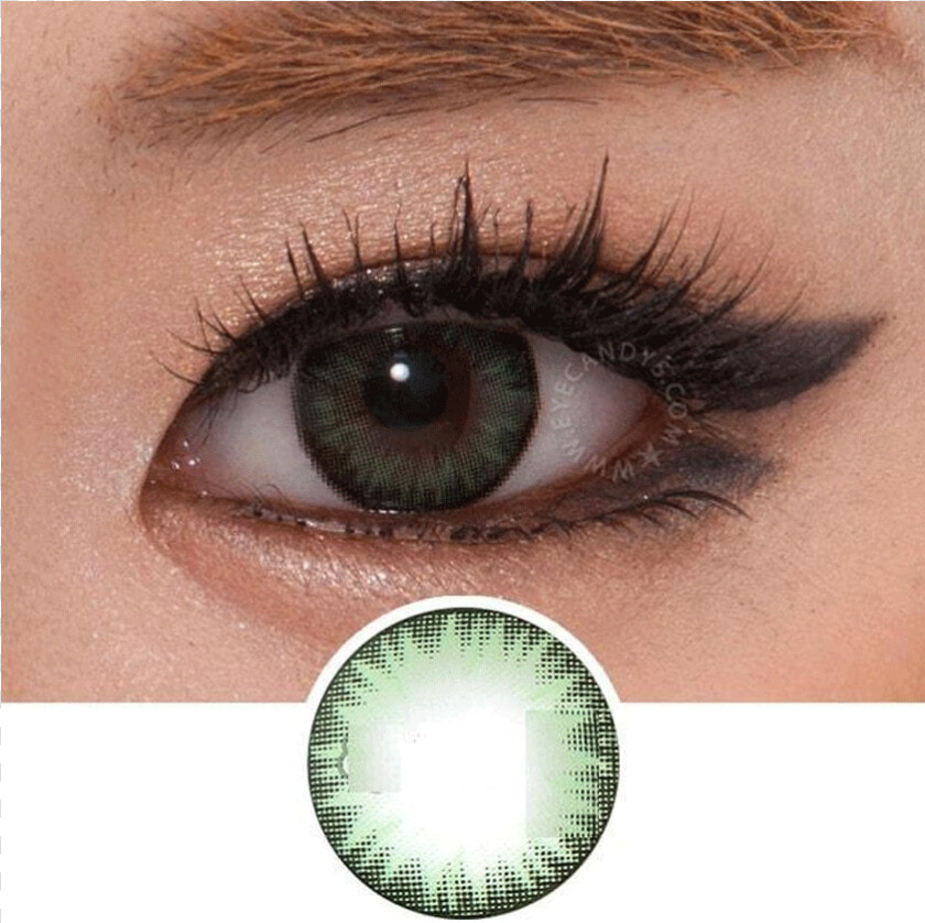 Thumb   Green Coloured Contact Lenses  HD Png DownloadTransparent PNG