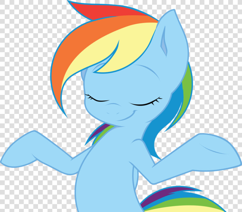 My Little Pony   Rainbow Dash I Dunno  HD Png DownloadTransparent PNG