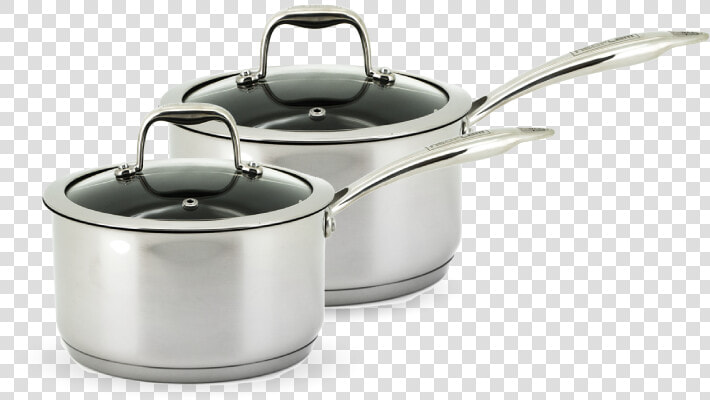 Neoflam Stainless Steel 18cm  amp  20cm Sauce Pan Set Of   Sauce Pans And Lids  HD Png DownloadTransparent PNG