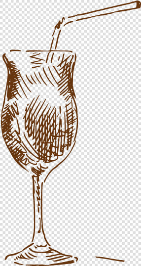 Wine Glass Drawing Png   Alcoholic Beverage  Transparent PngTransparent PNG