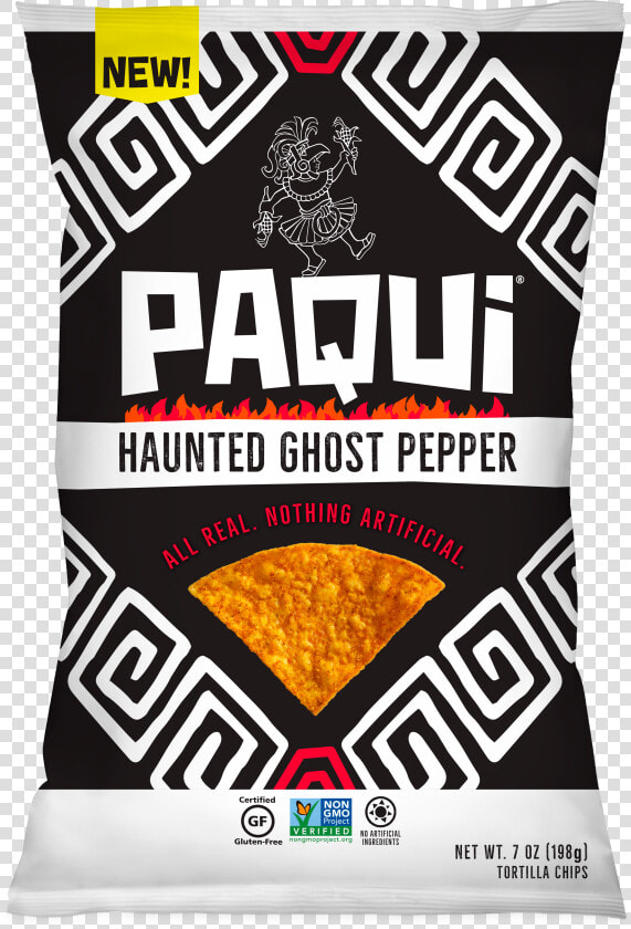 Haunted Ghost Pepper Tortilla Chips   Paqui Chips  HD Png DownloadTransparent PNG