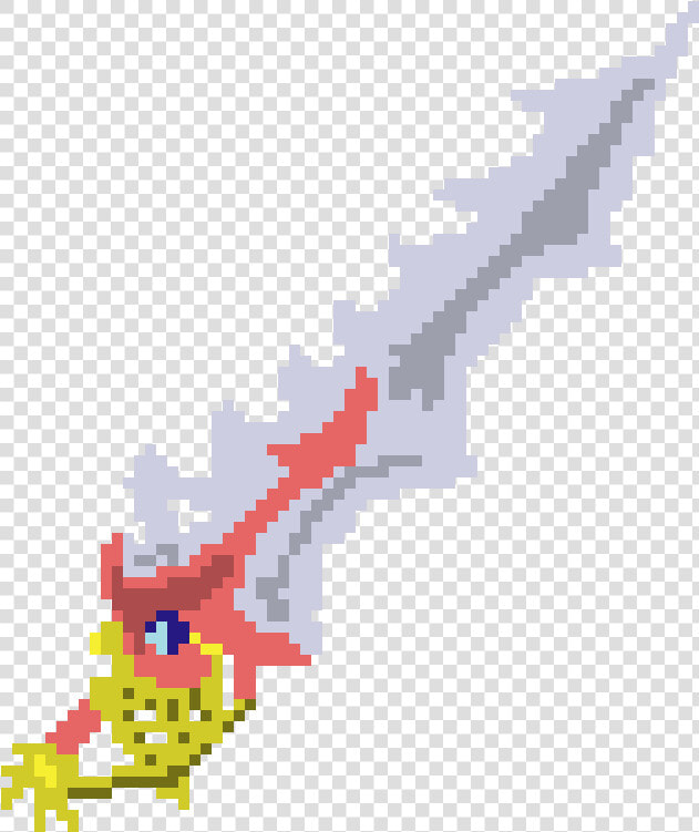 Pixel Art Rapier  HD Png DownloadTransparent PNG