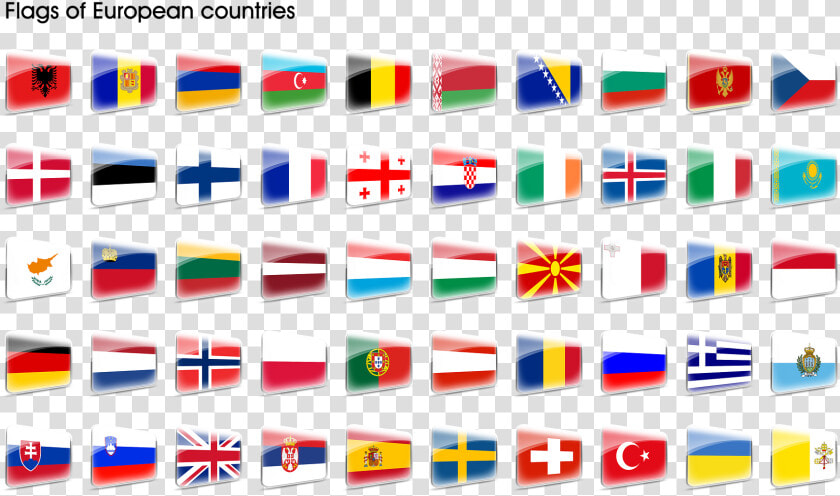 The Flag Of The  Europe  Country  Icons  Symbol   Flag Icon Europe Countries  HD Png DownloadTransparent PNG