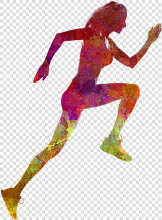 Woman Runner Running Jogger Jogging Silhouette 02  HD Png DownloadTransparent PNG