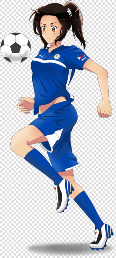 Transparent Soccer Girl Clipart   Anime Girl Soccer Player  HD Png DownloadTransparent PNG