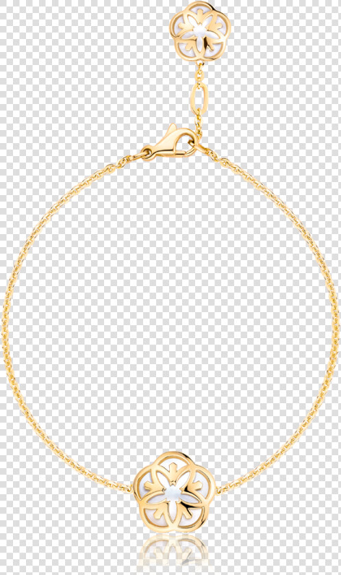 Bracelet 18k Yellow Gold And Two Mother‑of‑pearl Cabochons  HD Png DownloadTransparent PNG