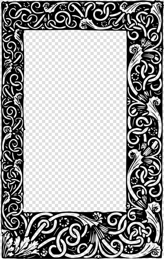 Gothic Border Png   Bingkai Foto Classic  Transparent PngTransparent PNG