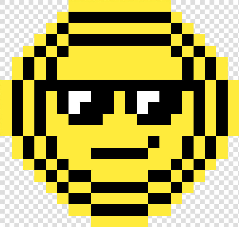 An Emoji For The Emojimovie   Png Download   Sunglasses Emoji Pixel Art  Transparent PngTransparent PNG