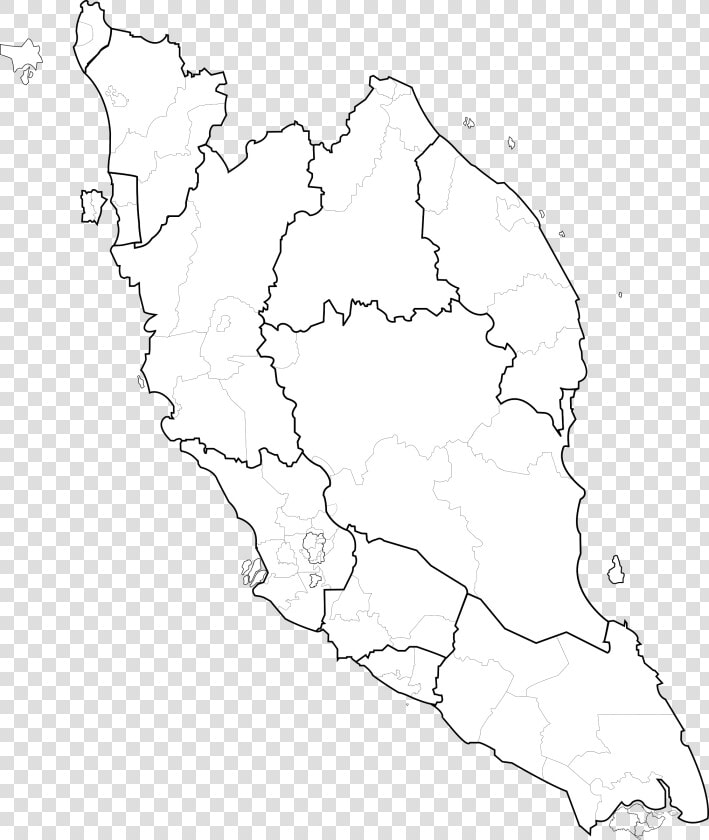 Line Art angle area   Outline Peninsular Malaysia Map  HD Png DownloadTransparent PNG