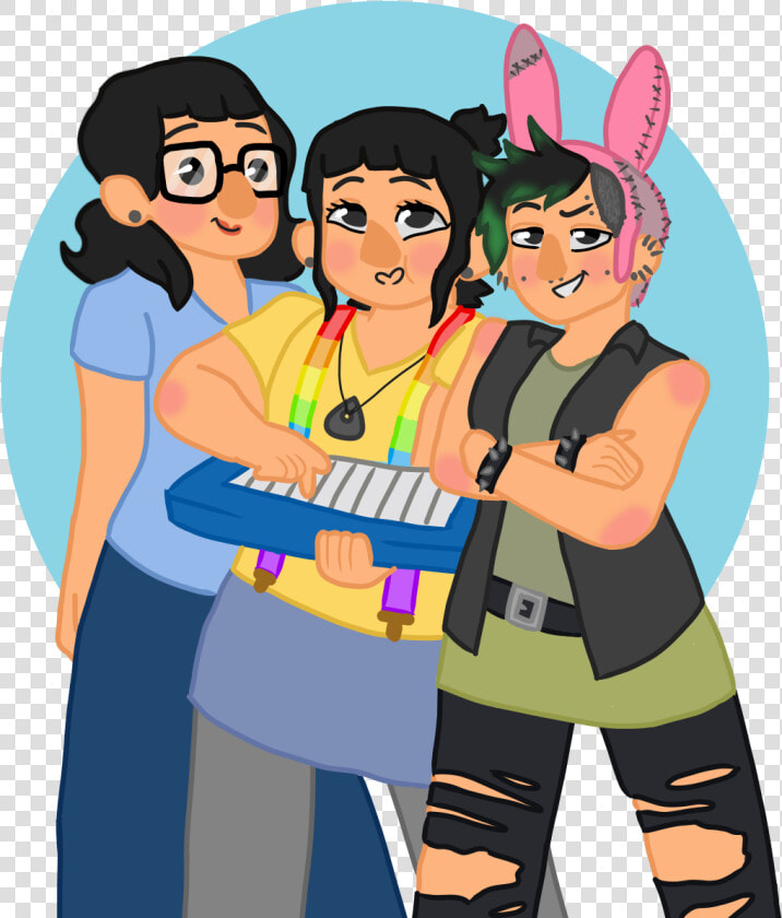 Older Belcher Kids tina Slowly Begins To Look A Little   Cartoon  HD Png DownloadTransparent PNG